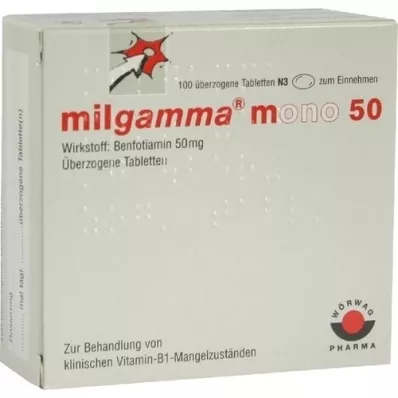MILGAMMA mono 50 überzogene Tabletten, 100 St