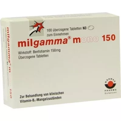 MILGAMMA mono 150 überzogene Tabletten, 100 St