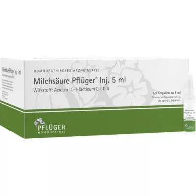 MILCHSÄURE Pflüger Injektionslösung 5 ml, 50 St