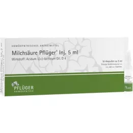 MILCHSÄURE Pflüger Injektionslösung 5 ml, 10 St