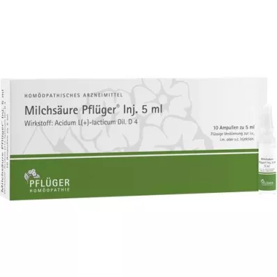 MILCHSÄURE Pflüger Injektionslösung 5 ml, 10 St