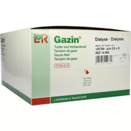 GAZIN Dialysetupfer 2+3 steril m.Schutzring, 125 St