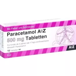 PARACETAMOL AbZ 500 mg Tabletten, 10 St