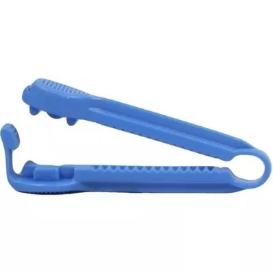 KATHETERKLEMME blau unsteril, 1 St