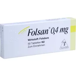 FOLSAN 0,4 mg Tabletten, 50 St