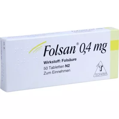 FOLSAN 0,4 mg Tabletten, 50 St