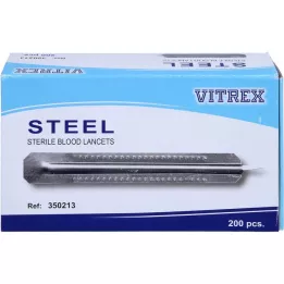 BLUTLANZETTEN Metall einfach, 200 St
