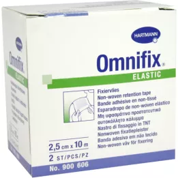 OMNIFIX elastic 2,5 cmx10 m Rolle, 2 St