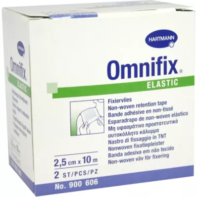 OMNIFIX elastic 2,5 cmx10 m Rolle, 2 St