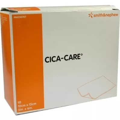 CICA CARE 12x15 cm dünne Silikongelplat.z.Narbenb., 10 St