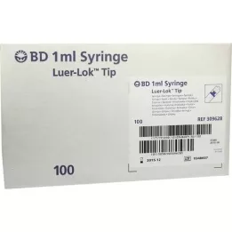 BD PLASTIPAK Spr.1 ml Luer Lok 3teilig, 100X1 ml