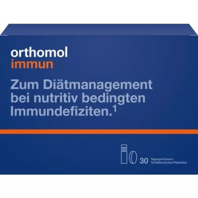 ORTHOMOL Immun Trinkfläschchen/Tabl.Kombipack., 30 St