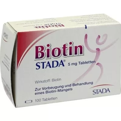 BIOTIN STADA 5 mg Tabletten, 100 St