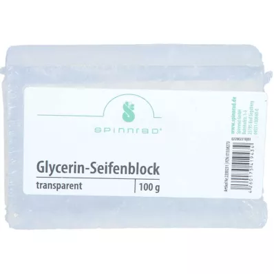 GLYCERINSEIFENBLOCK transparent, 100 g GLYCERINSEIFENBLOCK transparent, 100 g