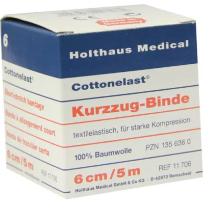 KURZZUGBINDE Cottonelast 6 cmx5 m, 1 St KURZZUGBINDE Cottonelast 6 cmx5 m, 1 St