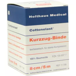KURZZUGBINDE Cottonelast 8 cmx5 m, 1 St