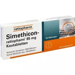 SIMETHICON-ratiopharm 85 mg Kautabletten, 20 St