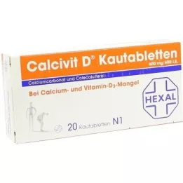 CALCIVIT D Kautabletten, 20 St