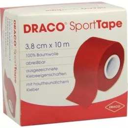 DRACO TAPEVERBAND 3,8 cmx10 m rot, 1 St