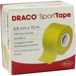 DRACO TAPEVERBAND 3,8 cmx10 m gelb, 1 St