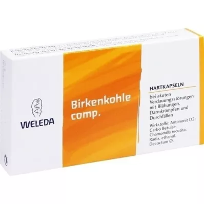 BIRKENKOHLE comp.Hartkapseln, 20 St