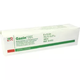 GAZIN Mullkomp.5x5 cm unsteril 16fach RK, 100 St