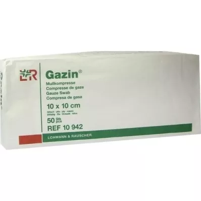 GAZIN Mullkomp.10x10 cm unsteril 32fach Op, 50 St