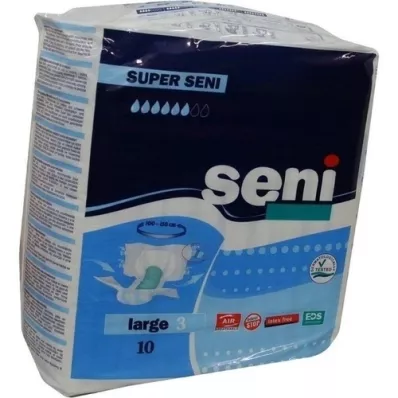 SUPER SENI Inkontinenzhose f.Erw.Gr.3 L, 10 St
