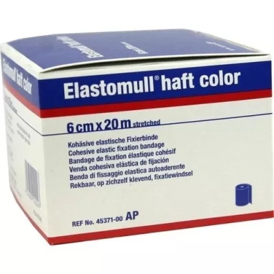 ELASTOMULL haft color 6 cmx20 m Fixierb.blau, 1 St ELASTOMULL haft color 6 cmx20 m Fixierb.blau, 1 St