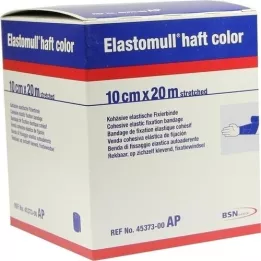 ELASTOMULL haft color 10 cmx20 m Fixierb.blau, 1 St