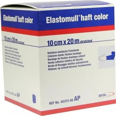 ELASTOMULL haft color 10 cmx20 m Fixierb.blau, 1 St