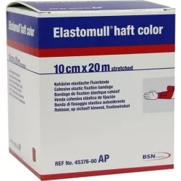 ELASTOMULL haft color 10 cmx20 m Fixierb.rot, 1 St