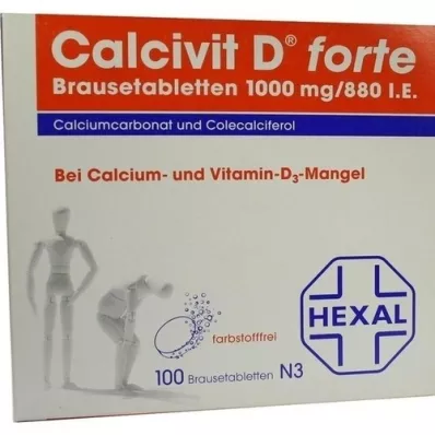 CALCIVIT D forte Brausetabletten, 100 St