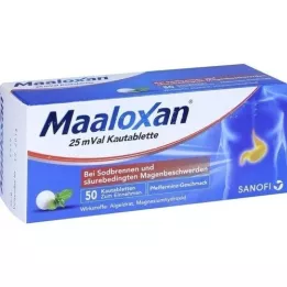 MAALOXAN 25 mVal Kautabletten, 50 St