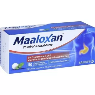 MAALOXAN 25 mVal Kautabletten, 50 St