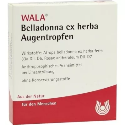 BELLADONNA EX HERBA Augentropfen, 5X0.5 ml