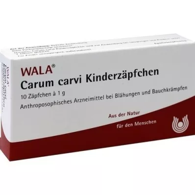 CARUM CARVI Kinderzäpfchen, 10X1 g