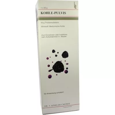 KOHLE pulvis ohne Magensonde, 50 g KOHLE pulvis ohne Magensonde, 50 g