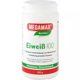 EIWEISS 100 Himbeer Quark Megamax Pulver, 400 g