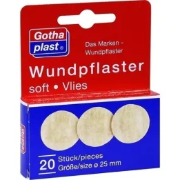 GOTHAPLAST Wundpfl.soft Vlies 2,5 cm, 20 St