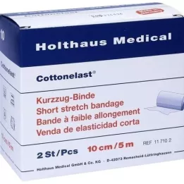 KURZZUGBINDE Cottonelast 10 cmx5 m, 2 St