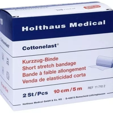 KURZZUGBINDE Cottonelast 10 cmx5 m, 2 St