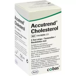 ACCUTREND Cholesterol Teststreifen, 5 St