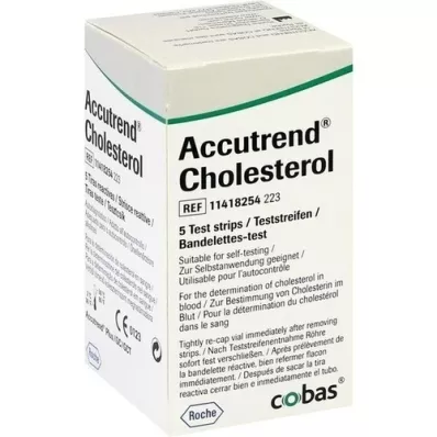 ACCUTREND Cholesterol Teststreifen, 5 St