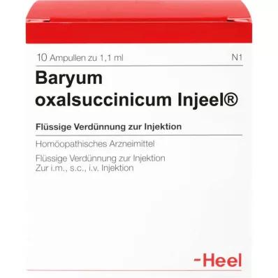 BARYUM oxalsuccinicum Injeel Ampullen, 10 St