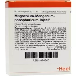 MAGNESIUM MANGANUM phosphoricum Injeel Ampullen, 10 St