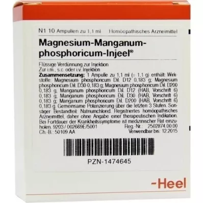 MAGNESIUM MANGANUM phosphoricum Injeel Ampullen, 10 St
