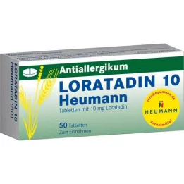 LORATADIN 10 Heumann Tabletten, 50 St