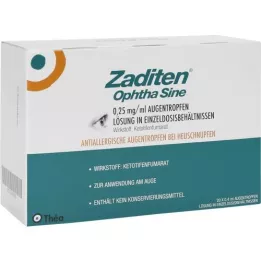 ZADITEN ophtha sine 0,25 mg/ml Augentr.Einzeldos., 20 St