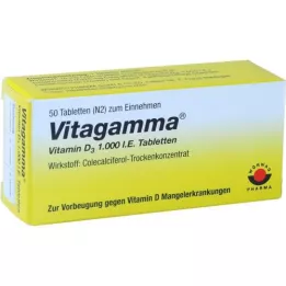 VITAGAMMA Vitamin D3 1.000 I.E. Tabletten, 50 St